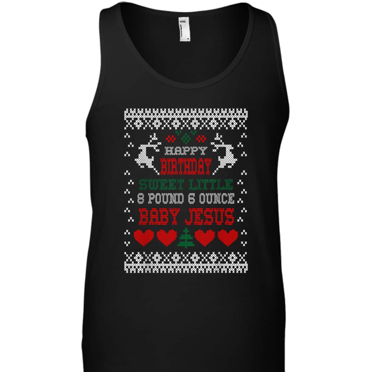 Happy Birthday 8 Pound 6 Ounce Baby Jesus Christmas T-Shirt Happy Birthday 8 Pound 6 Ounce Baby Jesus Christmas T-Shirt
