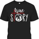 Christmas Nativity True Story Jesus Birth Red Plaid Scene T-Shirt