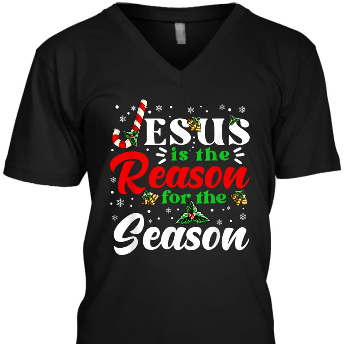 Jesus Is The Reason For The Season Christmas XMas Christian T-Shirt