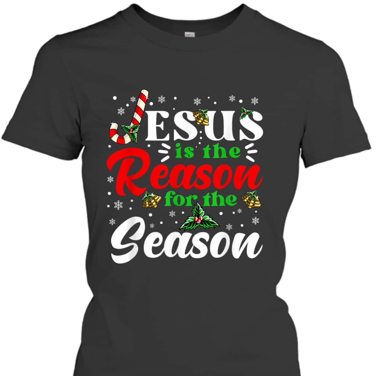 Jesus Is The Reason For The Season Christmas XMas Christian T-Shirt