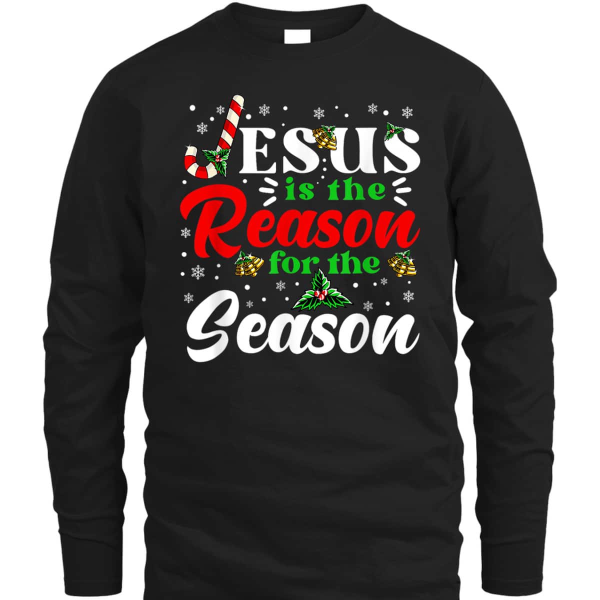 Jesus Is The Reason For The Season Christmas XMas Christian T-Shirt