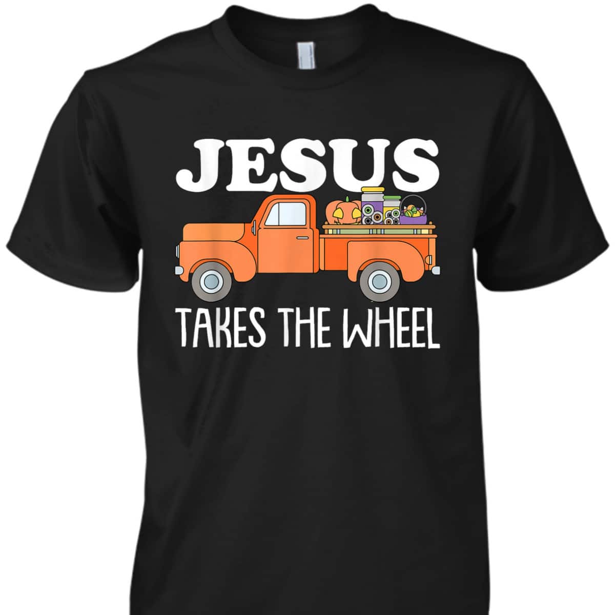 Jesus Take The Wheel Christmas Religious Faith Christian T-Shirt