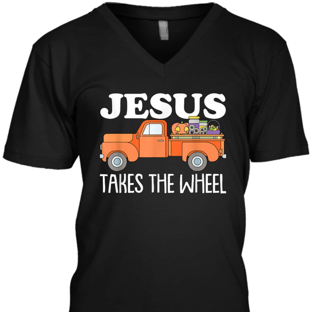 Jesus Take The Wheel Christmas Religious Faith Christian T-Shirt