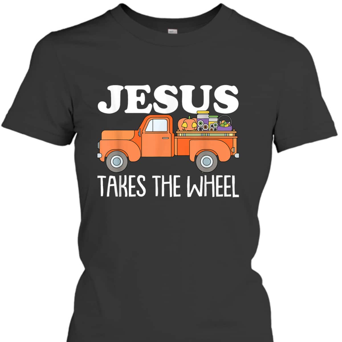 Jesus Take The Wheel Christmas Religious Faith Christian T-Shirt