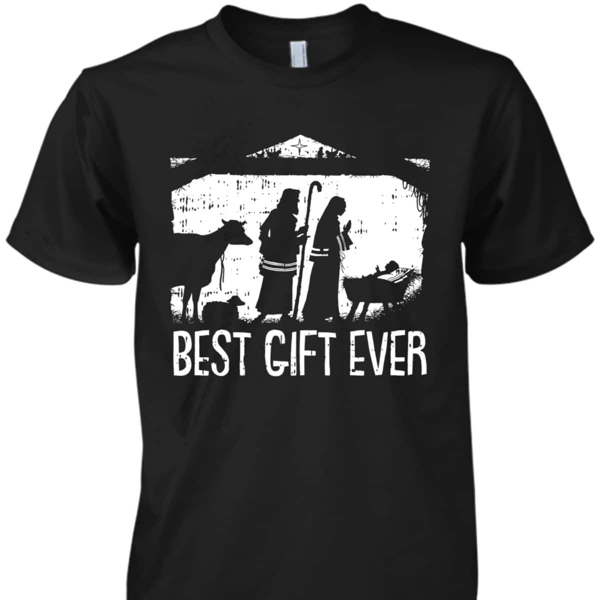Best Ever Christmas Cool Jesus Nativity Scene Christian T-Shirt