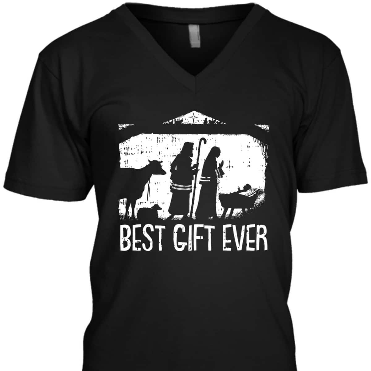 Best Ever Christmas Cool Jesus Nativity Scene Christian T-Shirt
