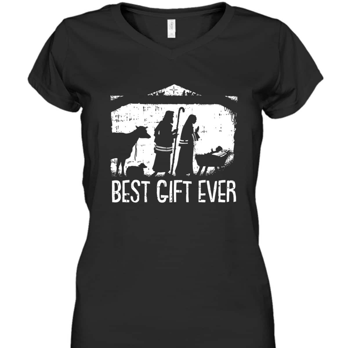 Best Ever Christmas Cool Jesus Nativity Scene Christian T-Shirt