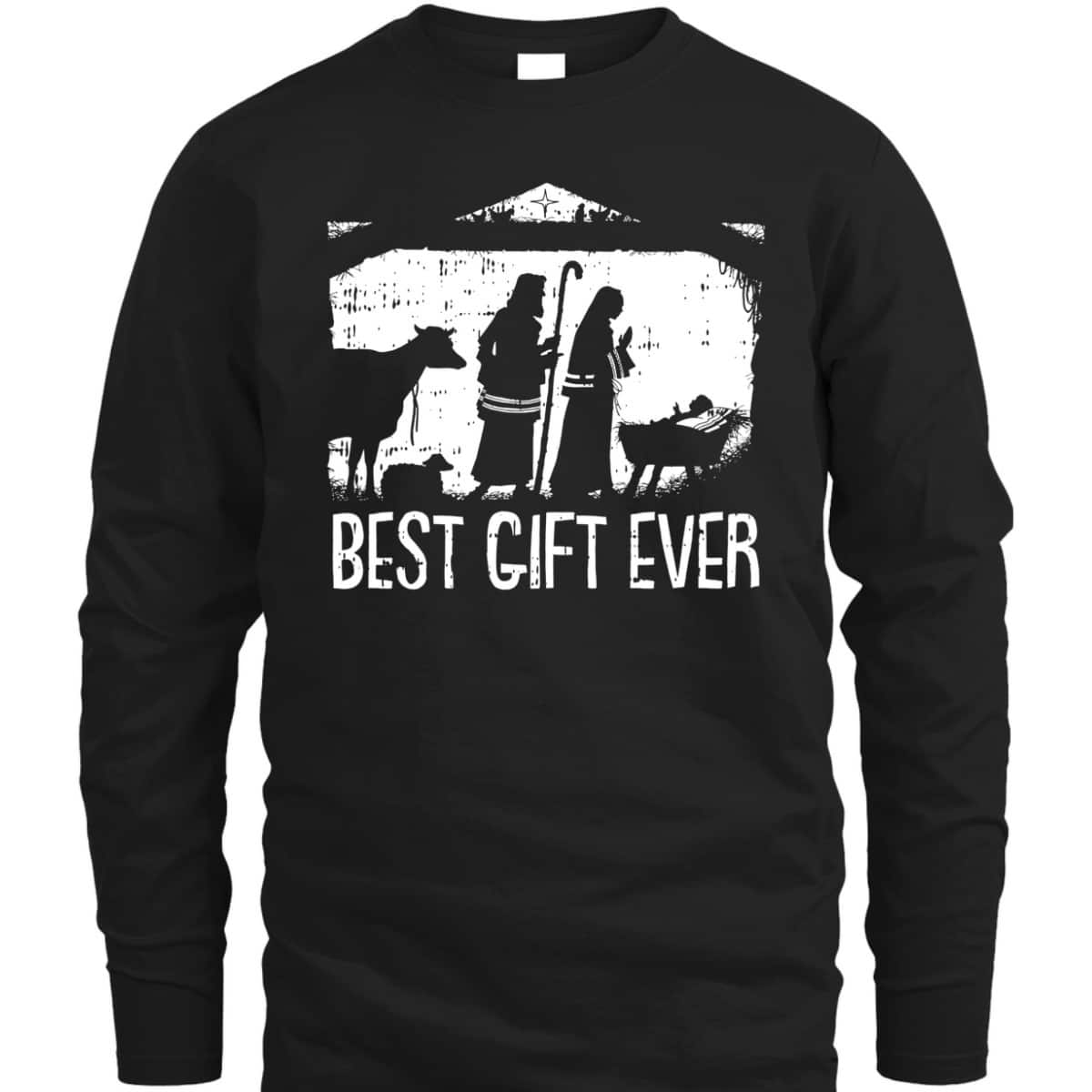 Best Ever Christmas Cool Jesus Nativity Scene Christian T-Shirt