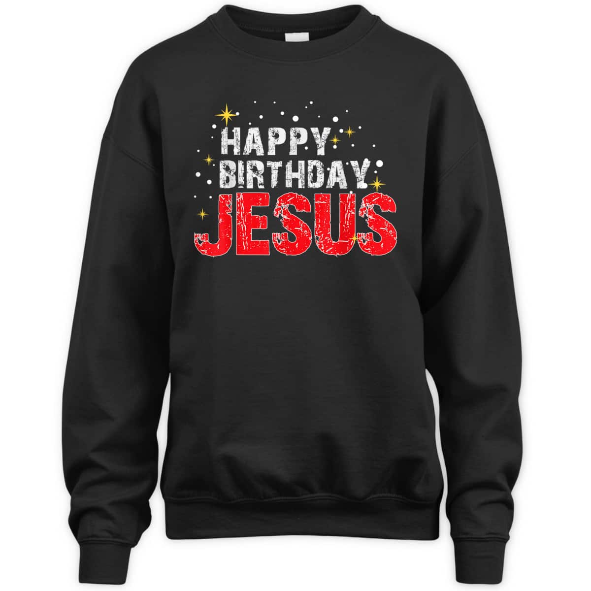 Happy Birthday Jesus Christmas Holiday Religious Faith T-Shirt