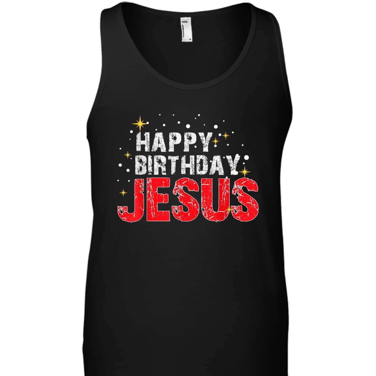 Happy Birthday Jesus Christmas Holiday Religious Faith T-Shirt