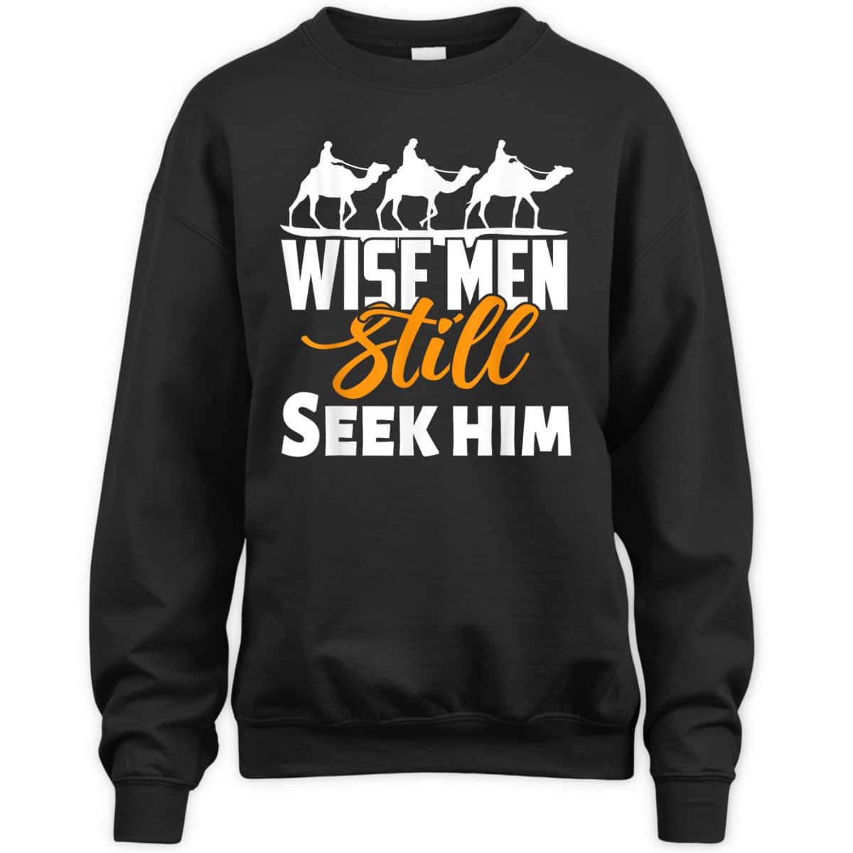 Wise Men Still Seek Him Christian Christmas T-Shirt