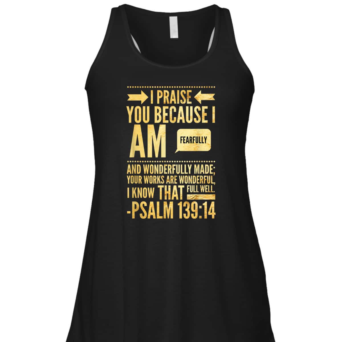 I Am Fearfully And Wonderfully Made Psalms Christian T-Shirt