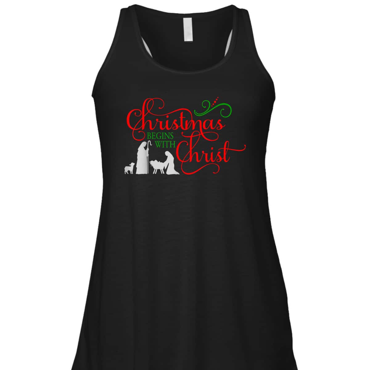 Christmas Begins With Christ Xmas T-Shirt For Christians Christmas Begins With Christ Xmas T-Shirt For Christians