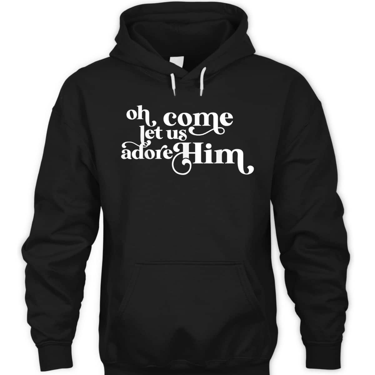 Vintage Oh Come Let Us Adore Him Christian Christmas Holiday T-Shirt Vintage Oh Come Let Us Adore Him Christian Christmas Holiday T-Shirt