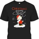 Christmas Begins With Christ Xmas Gift Holiday Costume T-Shirt