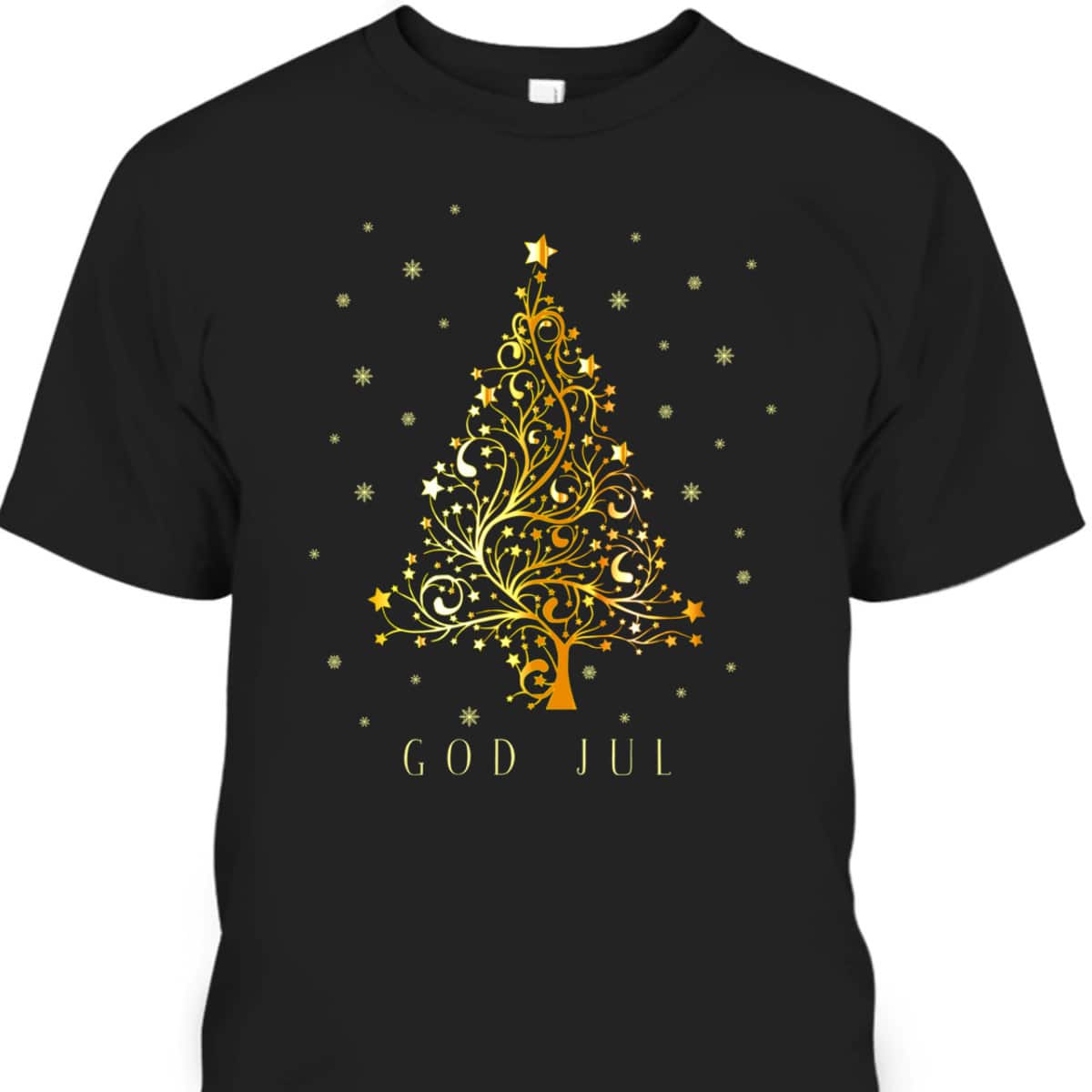 Swedish Christmas Tree Sweden Ornament Decoration Star Xmas T-Shirt Swedish Christmas Tree Sweden Ornament Decoration Star Xmas T-Shirt