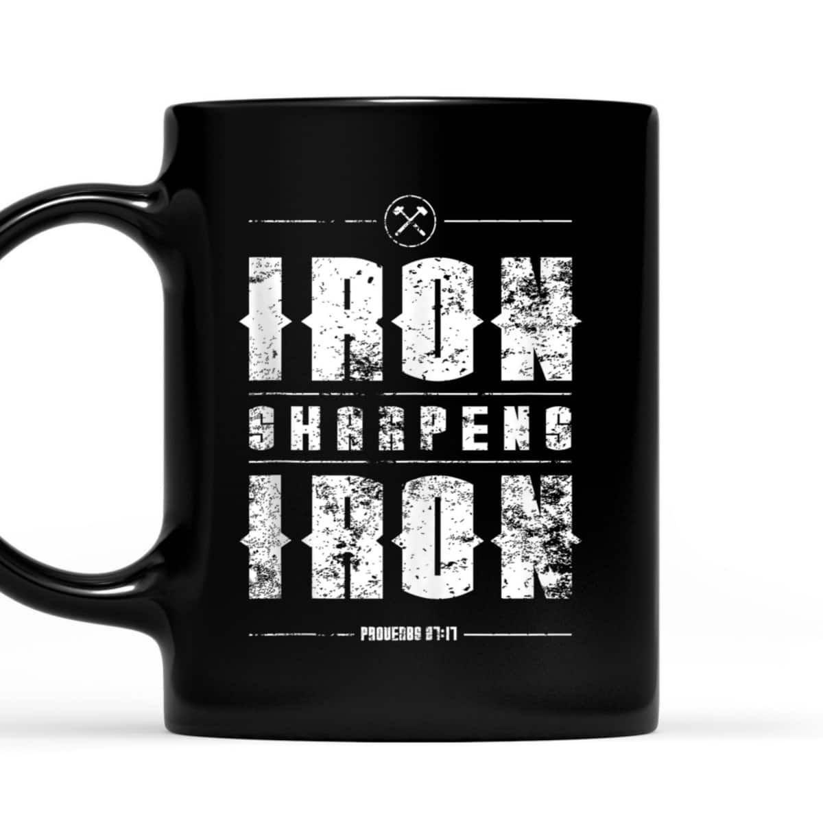 Iron Sharpens Iron Proverbs Christian Bible Verse Religious T-Shirt Iron Sharpens Iron Proverbs Christian Bible Verse Religious T-Shirt