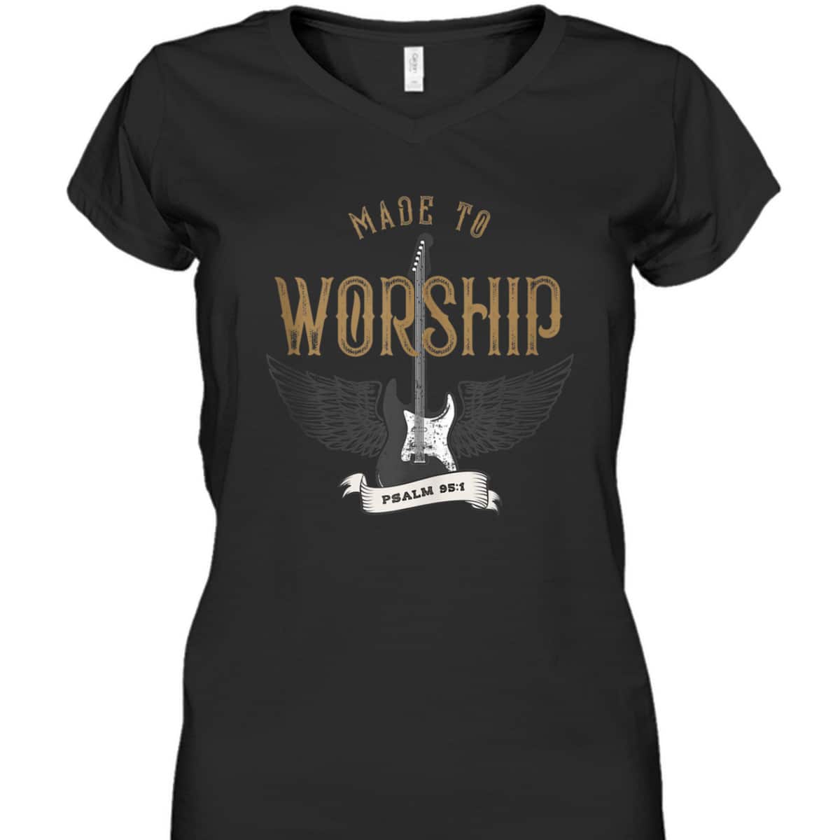 Made To Worship Psalm 95:1 Christian Worship Bible Verse T-Shirt Made To Worship Psalm 95:1 Christian Worship Bible Verse T-Shirt