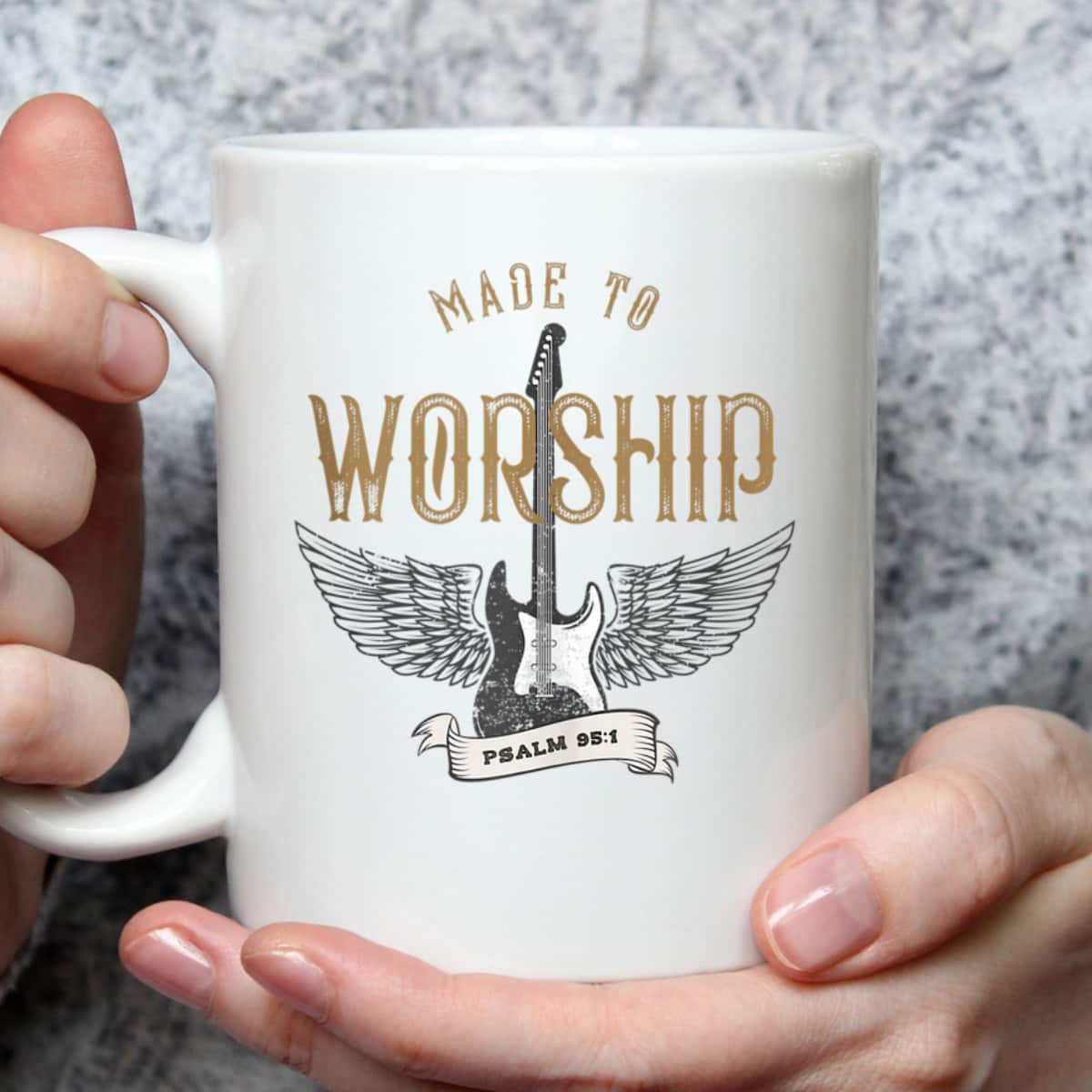 Made To Worship Psalm 95:1 Christian Worship Bible Verse T-Shirt