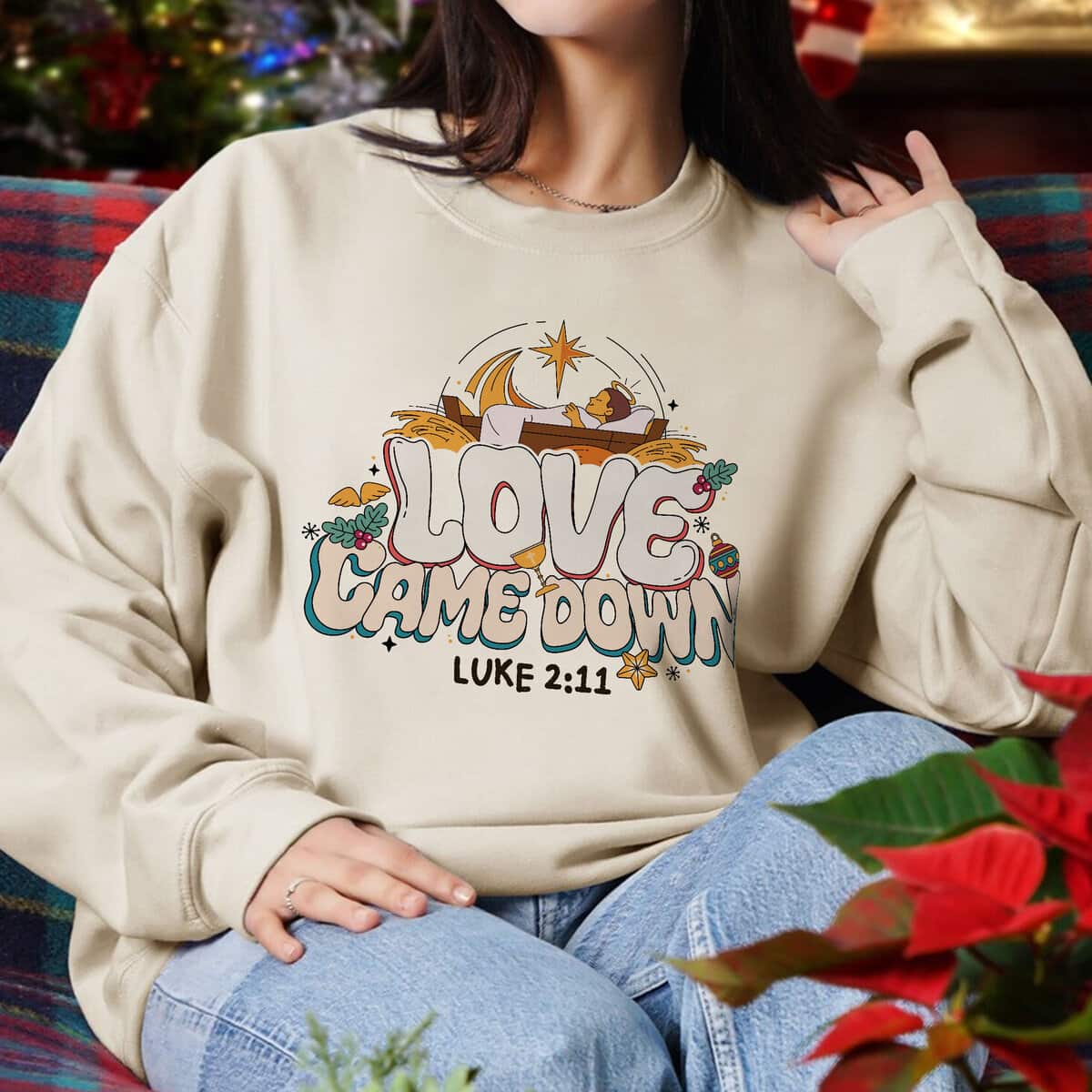 Love Came Down Bible Quote Christmas Nativity Jesus Christian Faith Jesus Love T-Shirt Love Came Down Bible Quote Christmas Nativity Jesus Christian Faith Jesus Love T-Shirt