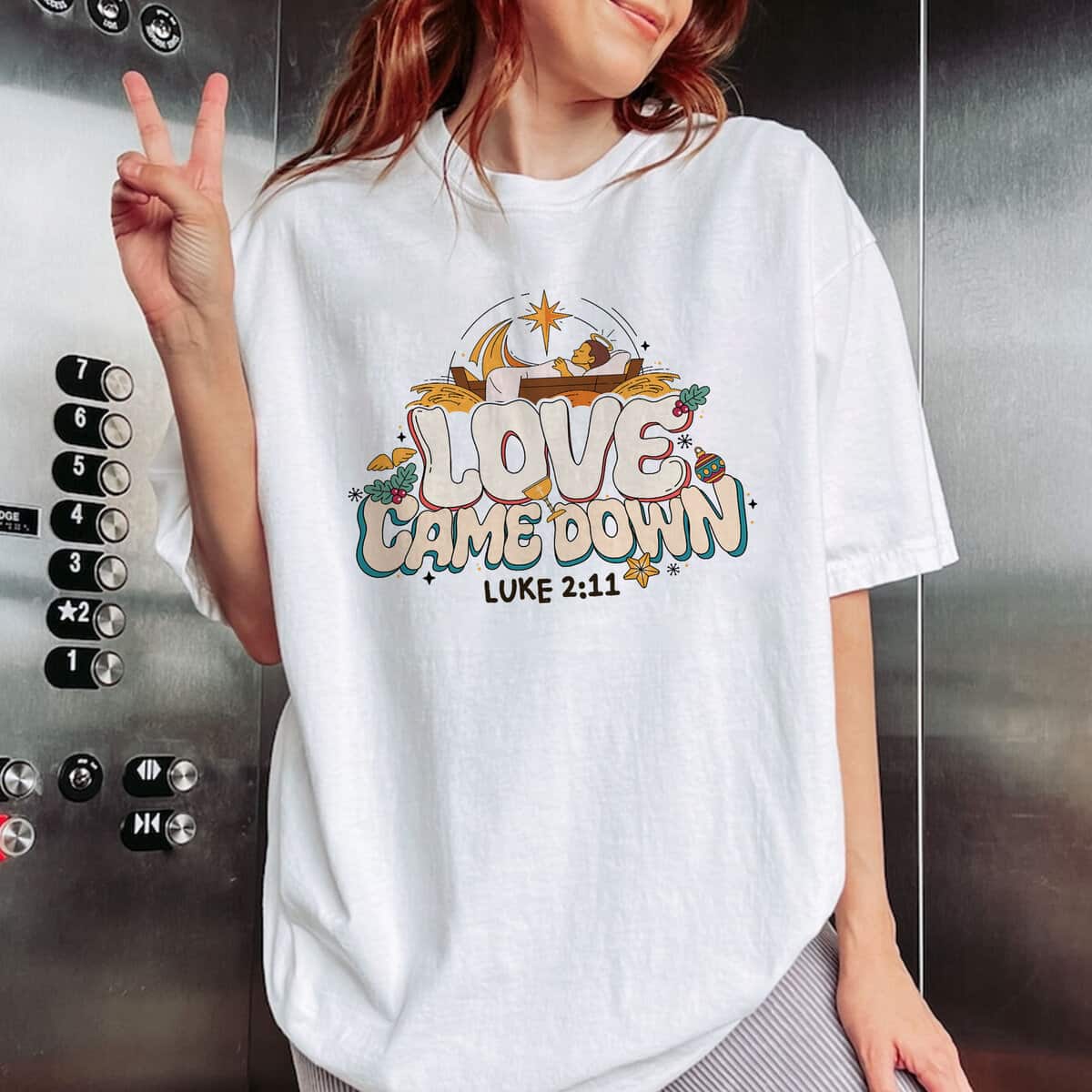 Love Came Down Bible Quote Christmas Nativity Jesus Christian Faith Jesus Love T-Shirt Love Came Down Bible Quote Christmas Nativity Jesus Christian Faith Jesus Love T-Shirt