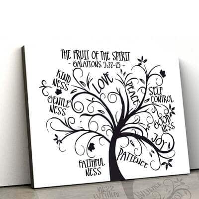 Fruit Of The Spirit On Galatians 5 22-23 Bible Religious Canvas Wall Art Fruit Of The Spirit On Galatians 5 22-23 Bible Religious Canvas Wall Art