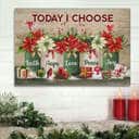 Today I Choose Faith Hope Love Peace Joy Christmas Christian Religious Canvas Wall Art Today I Choose Faith Hope Love Peace Joy Christmas Christian Religious Canvas Wall Art