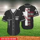 Customize Personalized Cross Your Talent Is God's Gift To You What You Do Baseball Jersey Customize Personalized Cross Your Talent Is God's Gift To You What You Do Baseball Jersey