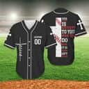 Customize Personalized Cross Your Talent Is God's Gift To You What You Do Baseball Jersey