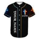 Customize Personalized Cross Flame Amen Knight Religious Christian Baseball Jersey