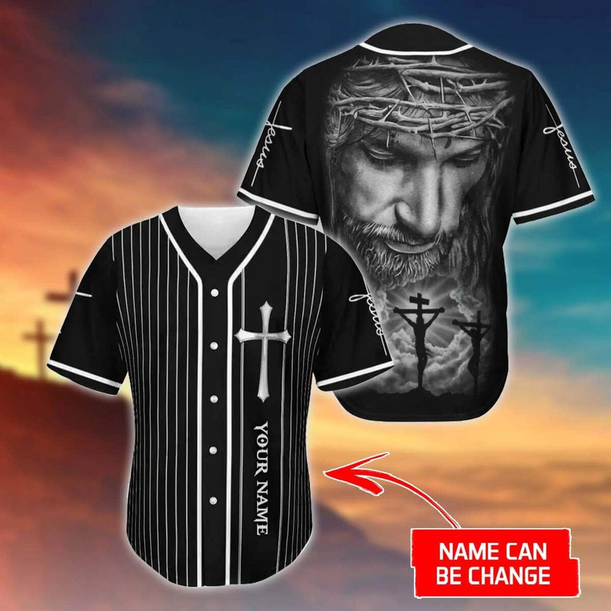 Customize Personalized Cross Christ The Savior Baseball Jersey Customize Personalized Cross Christ The Savior Baseball Jersey