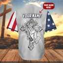 Customize Personalized Cross Christ Pray The Savior Baseball Jersey