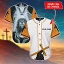 Customize Personalized Cross God Jesus Baseball Jersey Customize Personalized Cross God Jesus Baseball Jersey