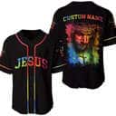Customize Personalized Cross God Colorful Baseball Jersey Customize Personalized Cross God Colorful Baseball Jersey