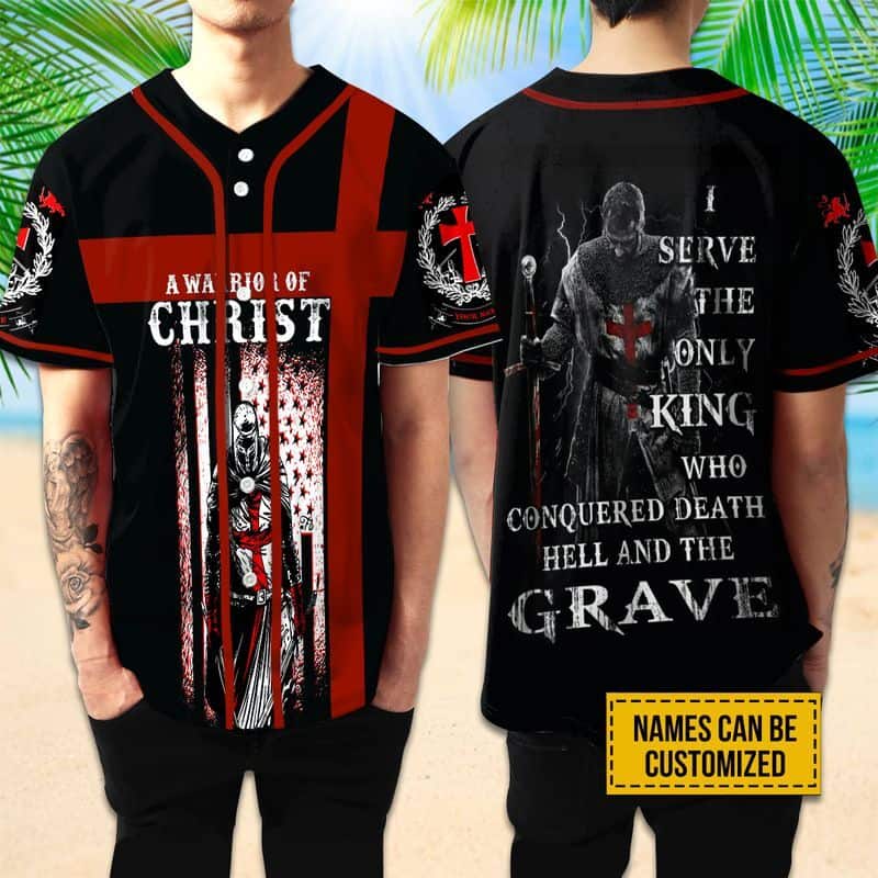Cross Knight Templar A Warrior Of Christ Customize Personalized Baseball Jersey Cross Knight Templar A Warrior Of Christ Customize Personalized Baseball Jersey