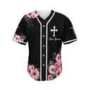 Cross God Flower Faith Customize Personalized Christian Jesus Baseball Jersey Cross God Flower Faith Customize Personalized Christian Jesus Baseball Jersey