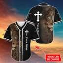 Cross Lion Jesus Customize Personalized Religious Christian Baseball Jersey Cross Lion Jesus Customize Personalized Religious Christian Baseball Jersey