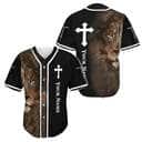 Cross Lion Jesus Customize Personalized Religious Christian Baseball Jersey Cross Lion Jesus Customize Personalized Religious Christian Baseball Jersey