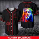 Customize Personalized God Colorful Jesus Is Love Baseball Jersey Customize Personalized God Colorful Jesus Is Love Baseball Jersey