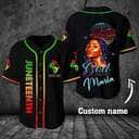 Juneteenth Since 1865 Black Girl God Say Customize Personalized Baseball Jersey Juneteenth Since 1865 Black Girl God Say Customize Personalized Baseball Jersey