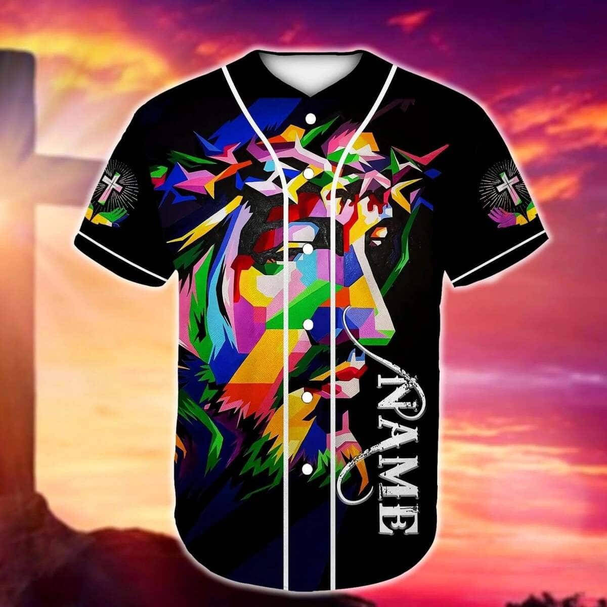 Customize Personalized Jesus Faith Because Of Him Heaven Knows My Name Baseball Jersey Customize Personalized Jesus Faith Because Of Him Heaven Knows My Name Baseball Jersey