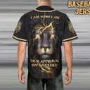 Lion I Am Who I Am Customize Personalized October King Baseball Jersey Lion I Am Who I Am Customize Personalized October King Baseball Jersey