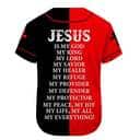 Lion Red Black Child Of God Jesus Is My Everything Customize Personalized Baseball Jersey Lion Red Black Child Of God Jesus Is My Everything Customize Personalized Baseball Jersey