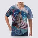 Christian Jesus US Flag One Nation Under God Religious Faith Baseball Jersey Christian Jesus US Flag One Nation Under God Religious Faith Baseball Jersey