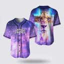 Bible Verse Jesus Lion Christian Cross Colorful Baseball Jersey Bible Verse Jesus Lion Christian Cross Colorful Baseball Jersey