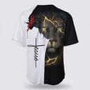 Jesus Christian Inspiring Bible Verses Way Maker Miracle Worker Religious Baseball Jersey