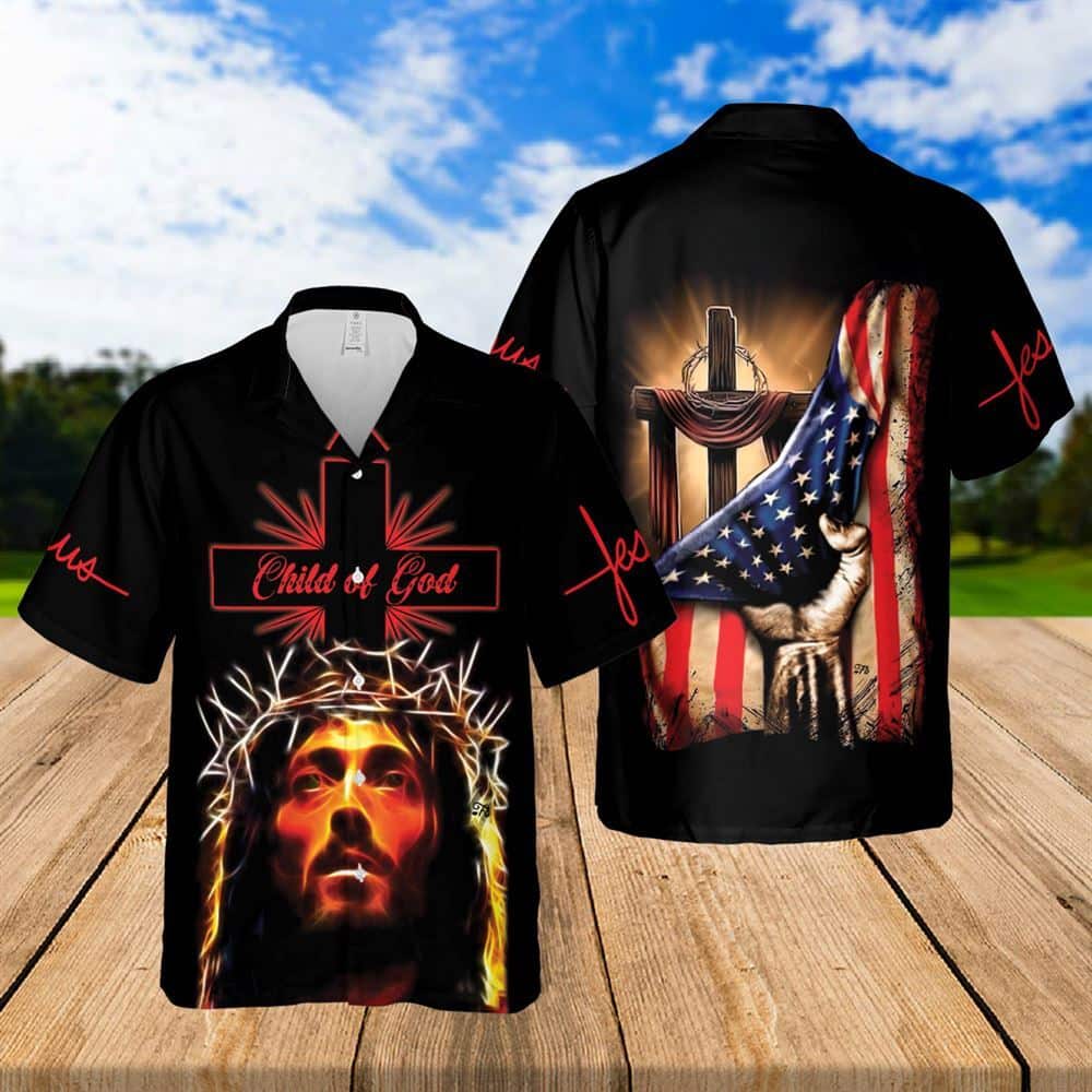 Jesus Child Of God Religious Christian Cross Hawaiian Shirt Jesus Child Of God Religious Christian Cross Hawaiian Shirt
