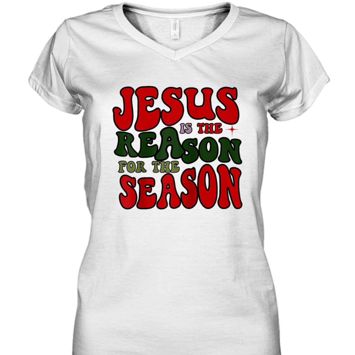 Christian Christmas Jesus The Reason Xmas Holiday Season T-Shirt