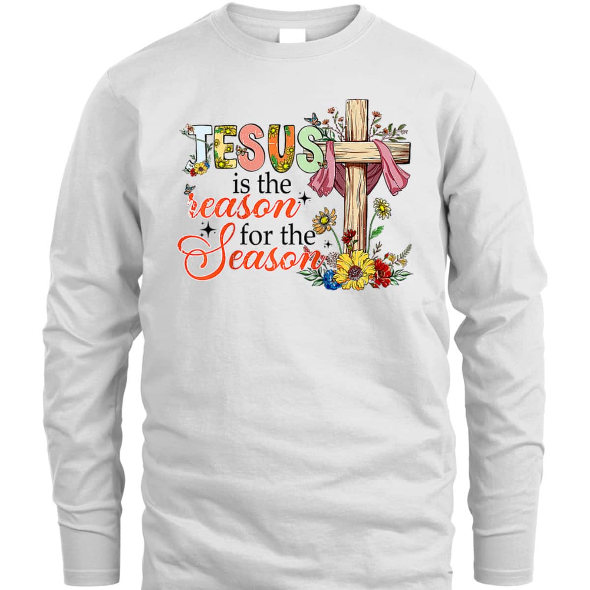 Christmas Xmas Christian Jesus The Reason Holiday Season T-Shirt