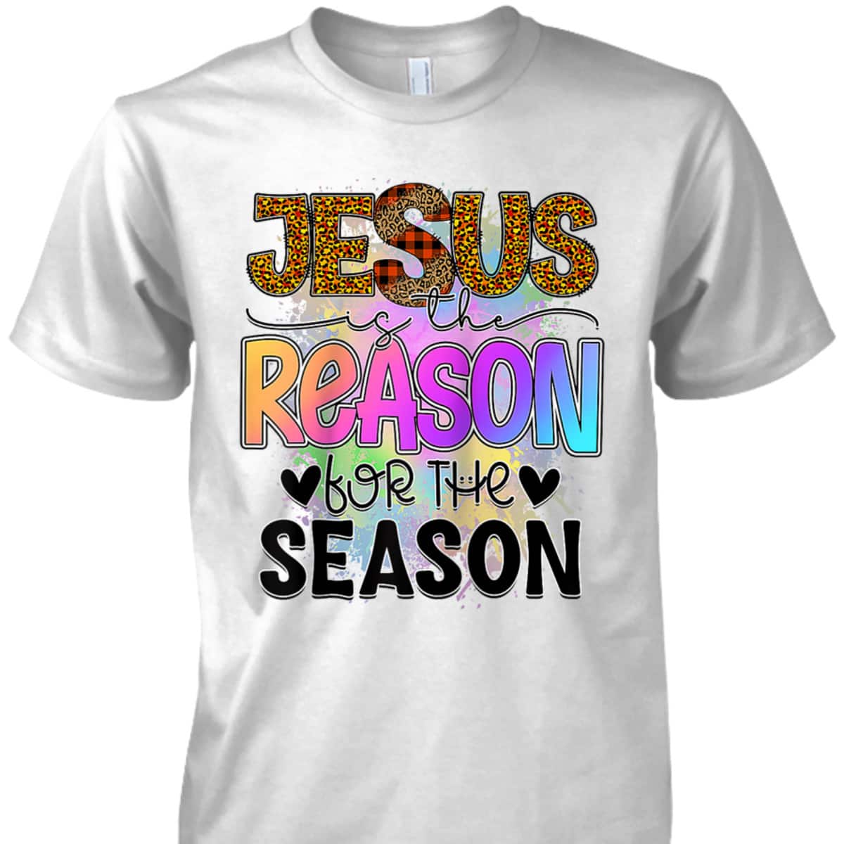 Jesus The Reason Christian Xmas Holiday Season Christmas T-Shirt